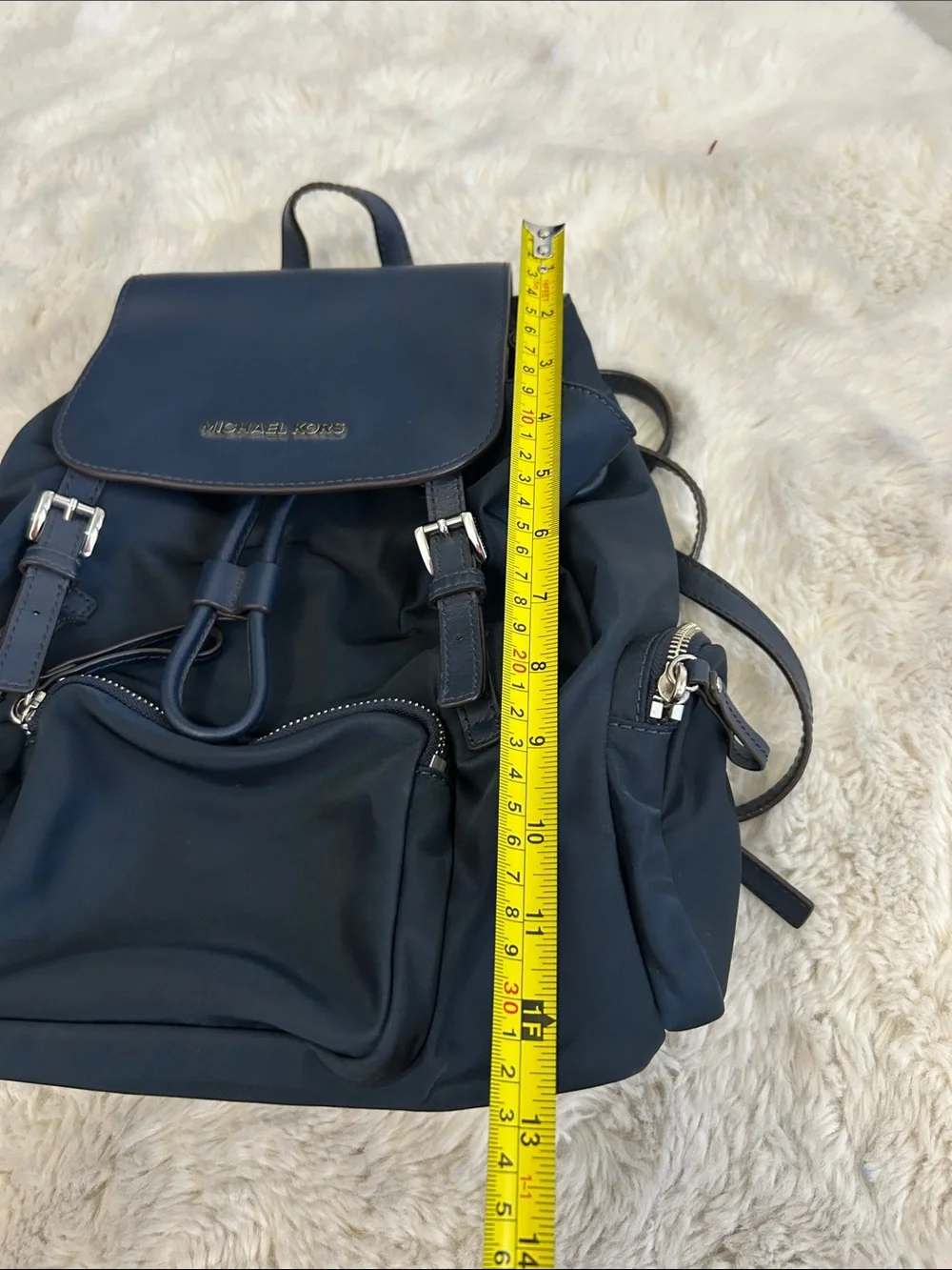 Michael Kors Abby Backpack Navy Nylon